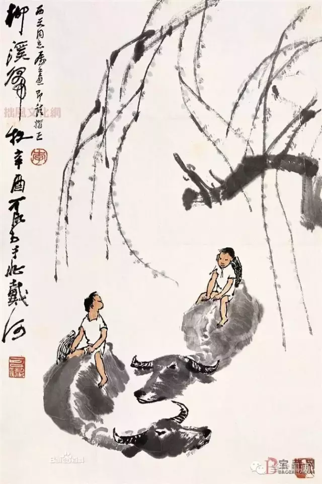李可染一生創(chuàng)作作品1000件，市場(chǎng)拍了8000件，90%是假的