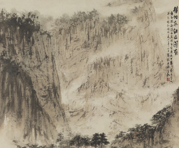 《待細(xì)把江山圖畫》100×111.5cm，1961年